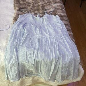 baby blue mini summer dress